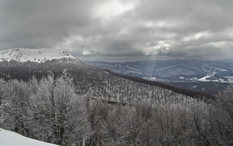 Bieszczady zimą